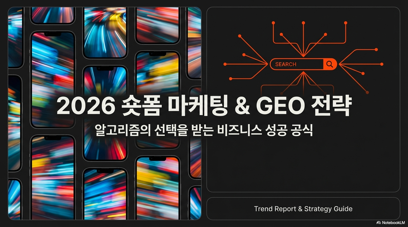 2026년 숏폼 마케팅 트렌드: 알고리즘의 선택을 받는 비즈니스 전략