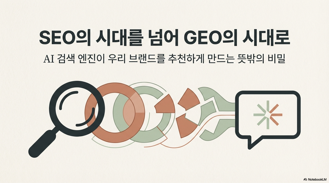 2026년 SEO를 넘어 GEO로: AI 검색 시대, 언론보도가 필수인 이유