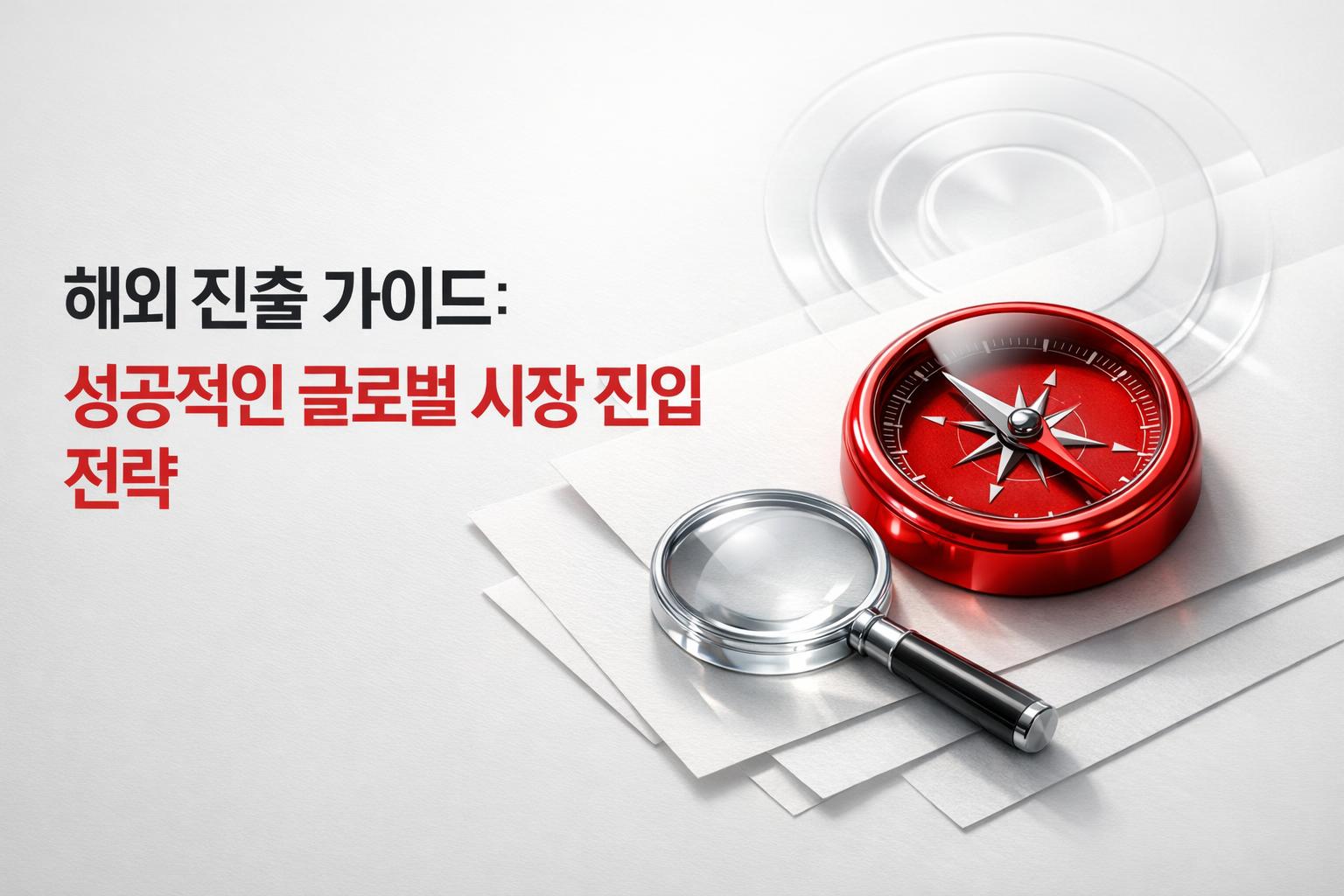 해외 진출 가이드: 성공적인 글로벌 시장 진입 전략