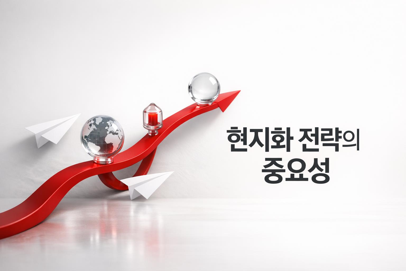 현지화 전략의 시각적 표현